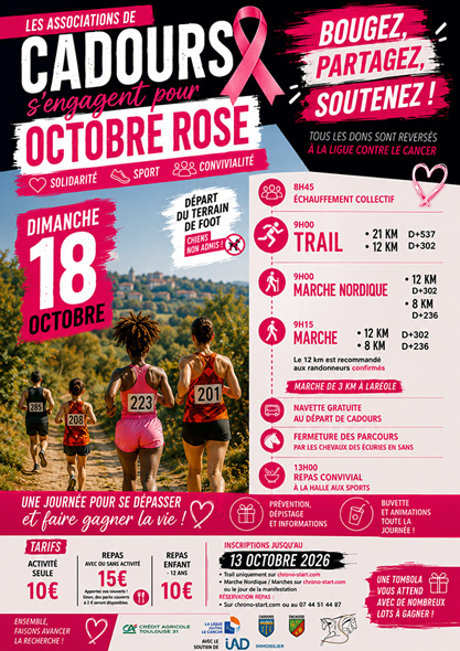 Octobre Rose à Cadours