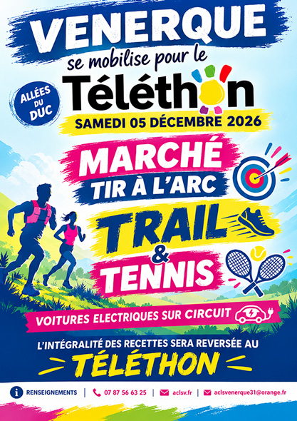 Venerque se Mobilise pour le Téléthon